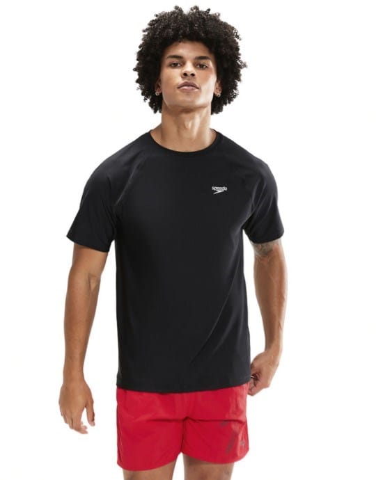 Load image into Gallery viewer, Speedo Mens Essential Short Sleeve Swim Tee
