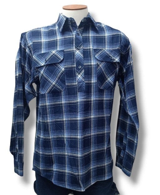 Bisley Mens Closed Front Flannel Shirt
