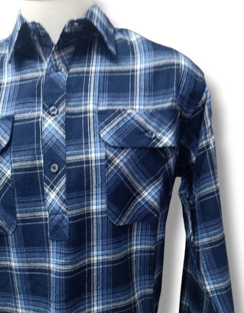 Bisley Mens Closed Front Flannel Shirt