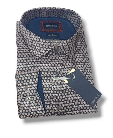 Load image into Gallery viewer, Brooksfield Mens Premium Print Shirt
