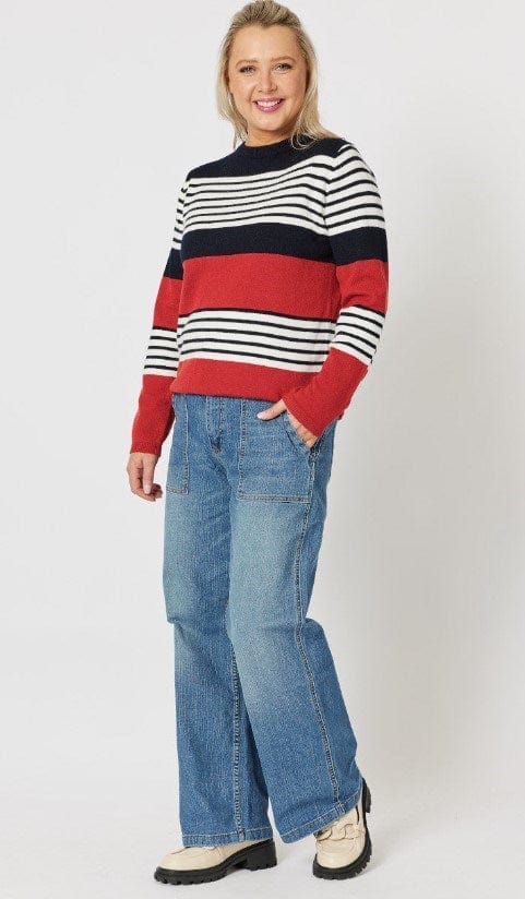 Load image into Gallery viewer, Gordon Smith Womens Molly Stripe Knit
