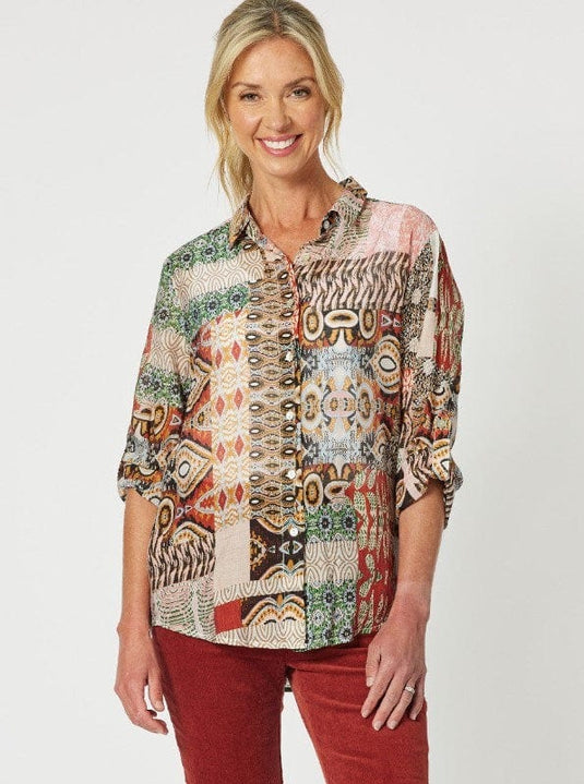 Gordon Smith Womens Morocco Print Shirt