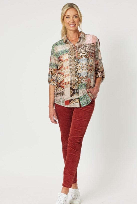 Load image into Gallery viewer, Gordon Smith Womens Morocco Print Shirt
