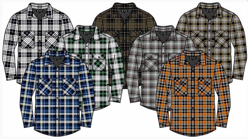 Load image into Gallery viewer, Ritemate Mens Open Front Quilted Shirt Assorted

