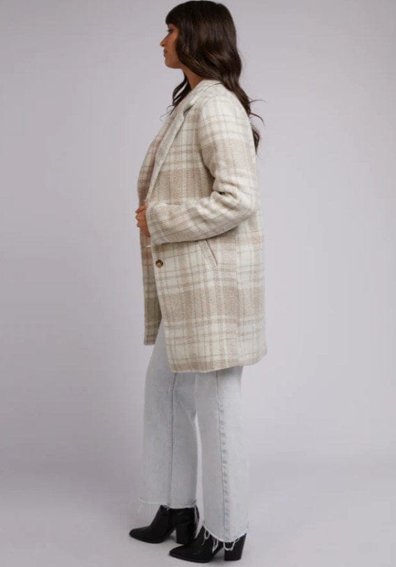 Load image into Gallery viewer, Allabouteve Womens Emily Check Coat

