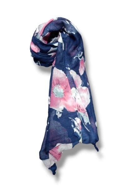 Gregory Ladner Womens Floral Scarf