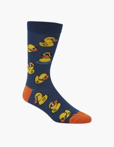 Load image into Gallery viewer, Bamboozld Mens Duck Thungs Bamboo Sock
