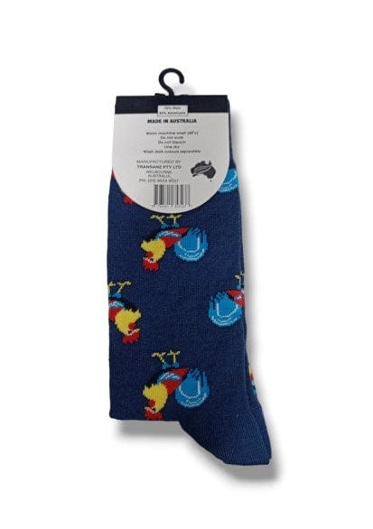 Load image into Gallery viewer, Five Mile Merino Socks - Roosters
