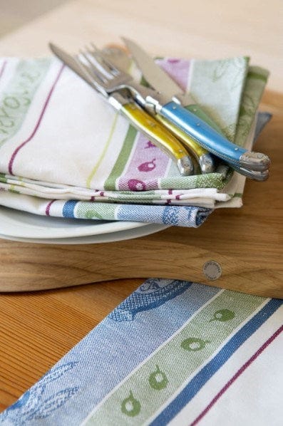 Pure Linen Oives Tea Towel