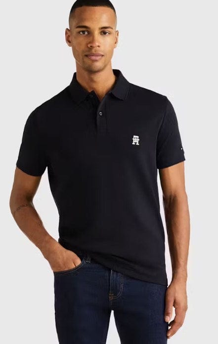 Load image into Gallery viewer, Tommy Hilfiger Mens Th Monogram Embroidery Interlock Regular Polo
