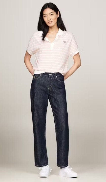 Load image into Gallery viewer, Tommy Hilfiger Womens Relaxed Lyocell Polo
