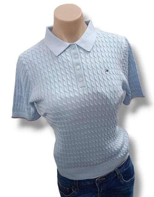 Load image into Gallery viewer, Tommy Hilfiger Womens Cable Polo
