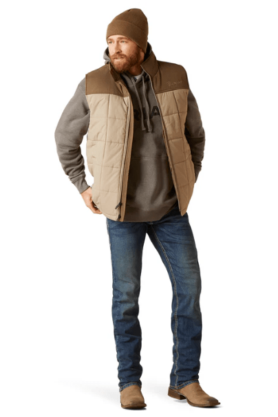 Ariat Mens Cruis Insulated Vest Brindle/Major Brown