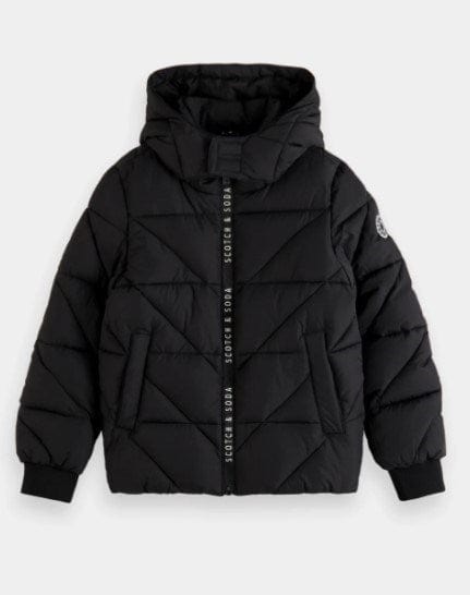 Scotch & Soda Boys Water Repellent Hooded Jacket