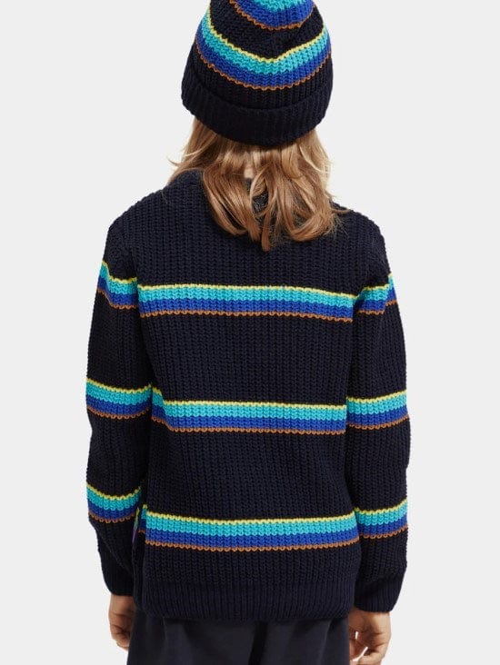 Load image into Gallery viewer, Scotch &amp; Soda Boys Yarn Dyed Striped Sweater
