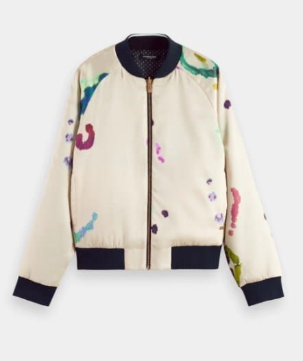 Load image into Gallery viewer, Scotch &amp; Soda Womens Reversible Bomber Jacket
