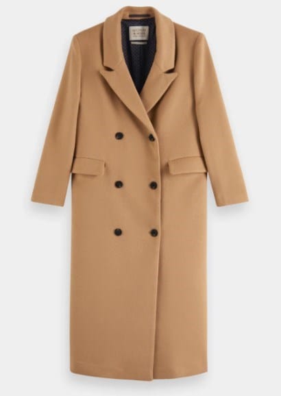 Load image into Gallery viewer, Scotch &amp; Soda Womens Double Breasted Wool Coat
