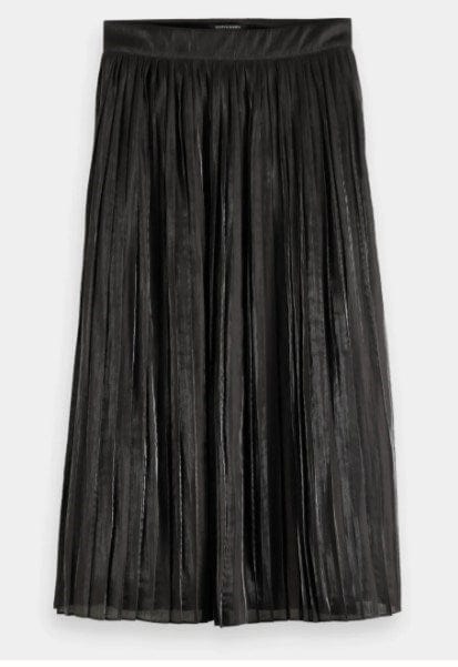Load image into Gallery viewer, Scotch &amp; Soda Womens Pleated High Rise Maxi Skirt
