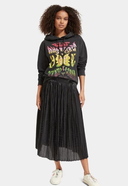 Load image into Gallery viewer, Scotch &amp; Soda Womens Pleated High Rise Maxi Skirt
