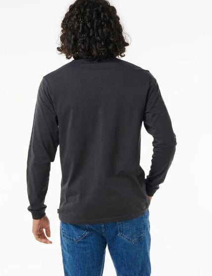 Rip Curl Mens Fade Out Icon Long Sleeve Tee