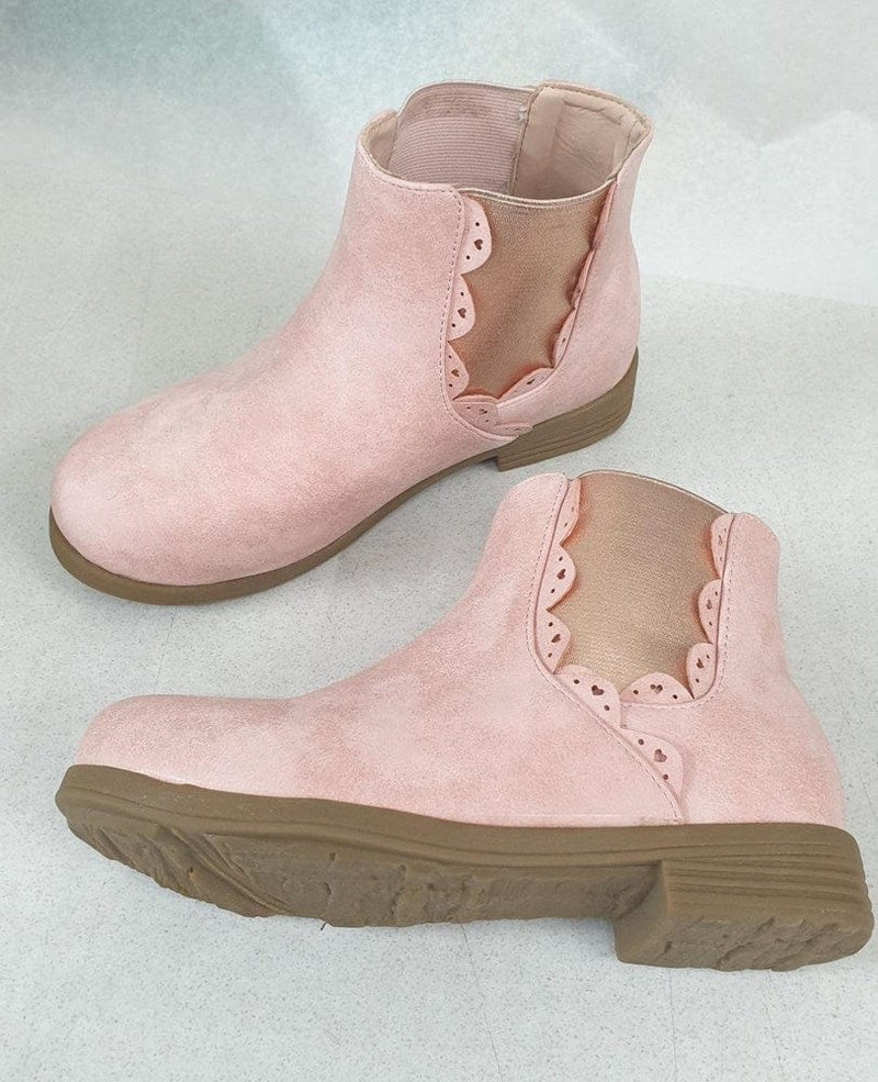 Load image into Gallery viewer, Grosby Bonnie Girls Rose Pink Shoes Size 1
