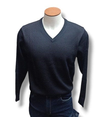 Load image into Gallery viewer, Ansett Mens Pure Wool V-Neck Jumper (Plus Sizes)
