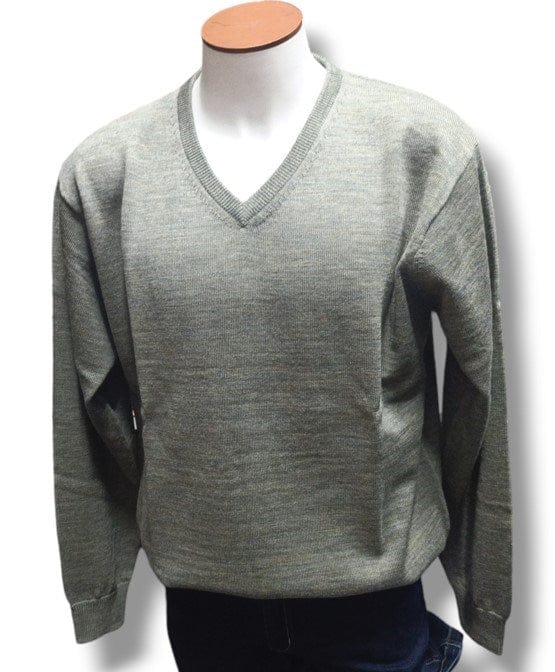 Load image into Gallery viewer, Ansett Mens Pure Wool V-Neck Jumper
