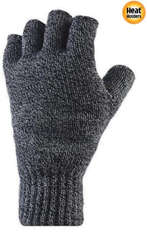 Heat Holders Mens Fingerless Thermal