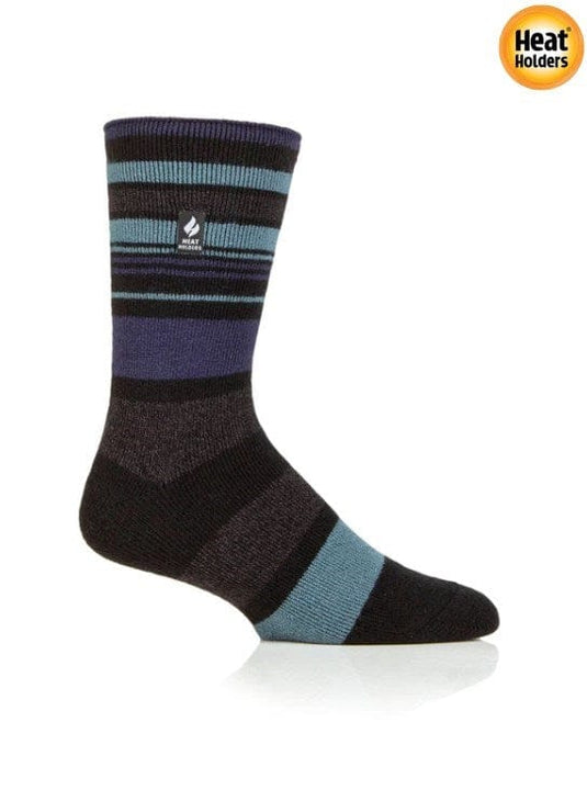 Heat Holders Mens Lite Twist Patterned Thermal Sock