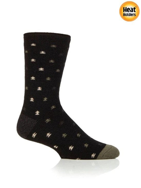 Heat Holders Mens Lite Twist Patterned Thermal Sock