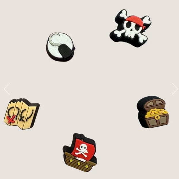 Load image into Gallery viewer, Crocs Jibbitz - Tiny Pirates Life 4 Me 5 Pack
