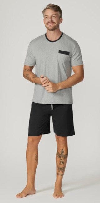 Load image into Gallery viewer, Contare Mens Bamboo Cotton Short Sleeve Set
