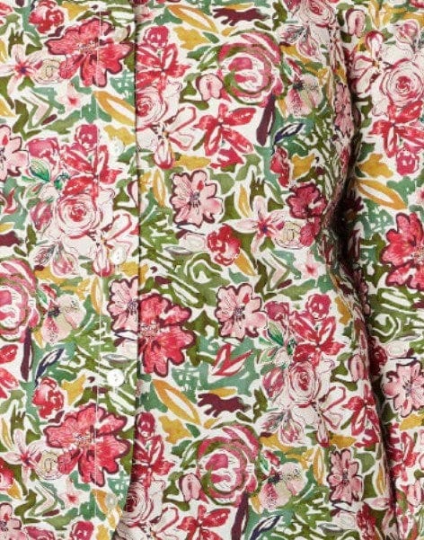 Gordon Smith Womens English Rose Cotton Print Shirt