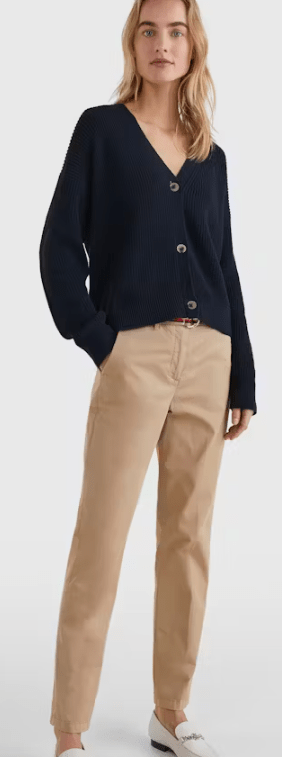 Tommy Hilfiger Womens V-Neck Sweater