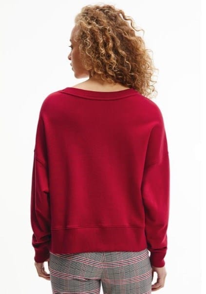 Load image into Gallery viewer, Tommy Hilfiger Womens Relaxed Script Open Neck Jumper
