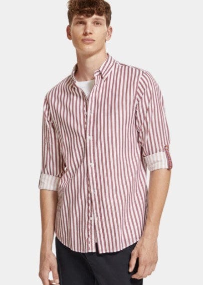 Load image into Gallery viewer, Scotch &amp; Soda Mens Regular Fit Striped Shirt
