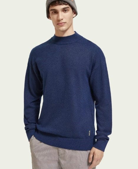 Load image into Gallery viewer, Scotch &amp; Soda Mens Dropped Shoulder High Neck Sweater
