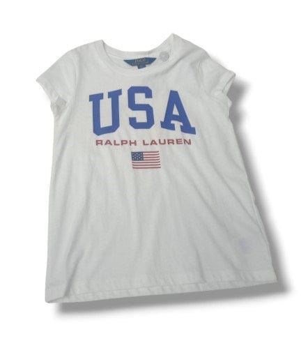 Ralph Lauren Girls USA T Shirt