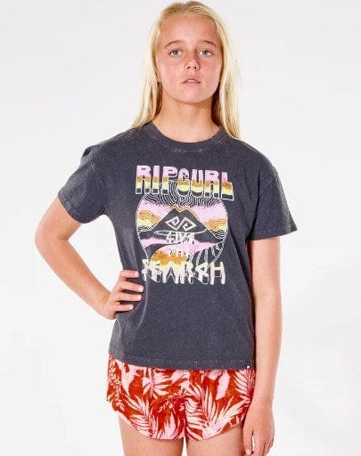 Ralph Lauren Girls Sunrays Oversize Tee