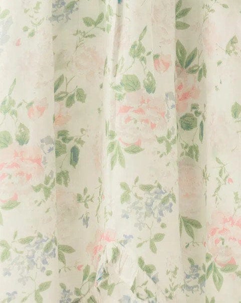 French Country Girls Dot Rosebuds Nighte