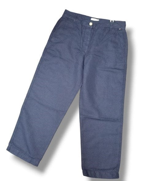 Tommy Hilfiger Womens Cotton Linen Slim Pants
