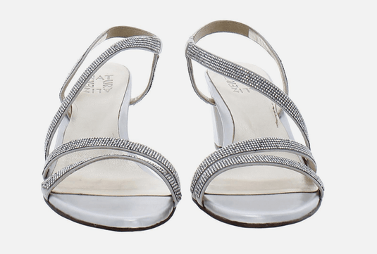 Naturalizer Womens Womens Vanessa 2 Silver Evening Sandals