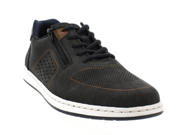 Load image into Gallery viewer, Rieker Mens Nubuck Leather Shoes
