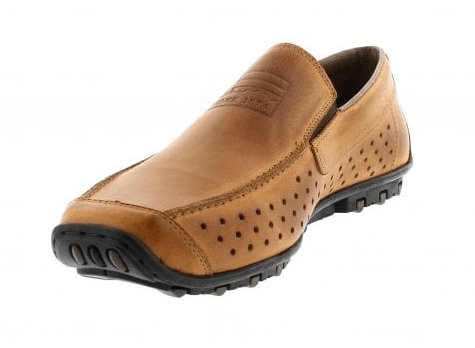 Load image into Gallery viewer, Rieker Mens Low Tan Leather Shoes
