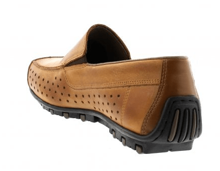 Load image into Gallery viewer, Rieker Mens Low Tan Leather Shoes
