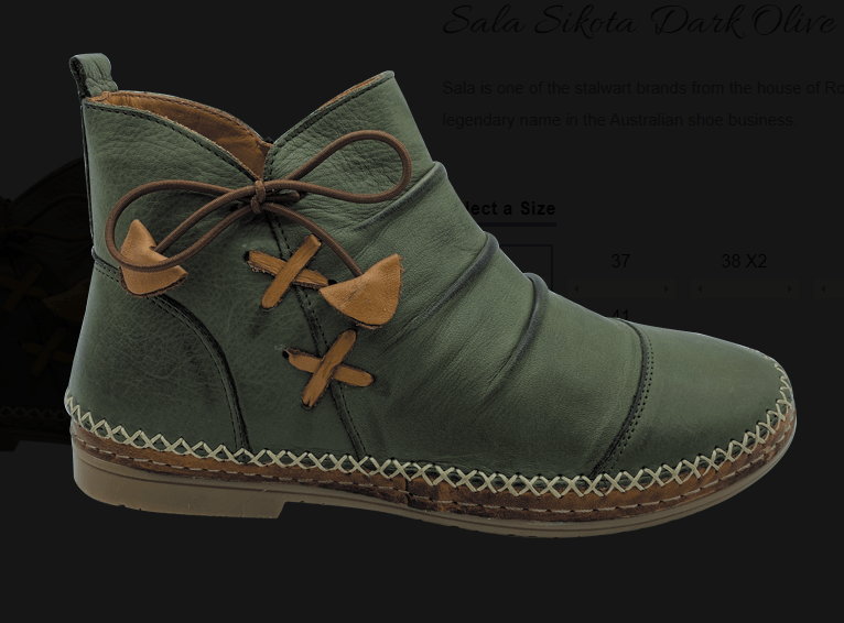 Load image into Gallery viewer, Sala Sikota Womens Dark Olive Shoes
