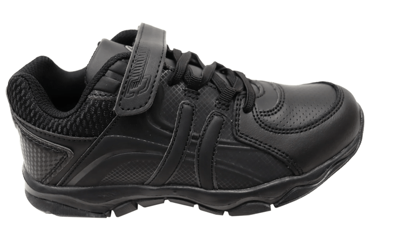 Load image into Gallery viewer, Grosby Boys Hoxton Comfortable Athletic Black Shoes
