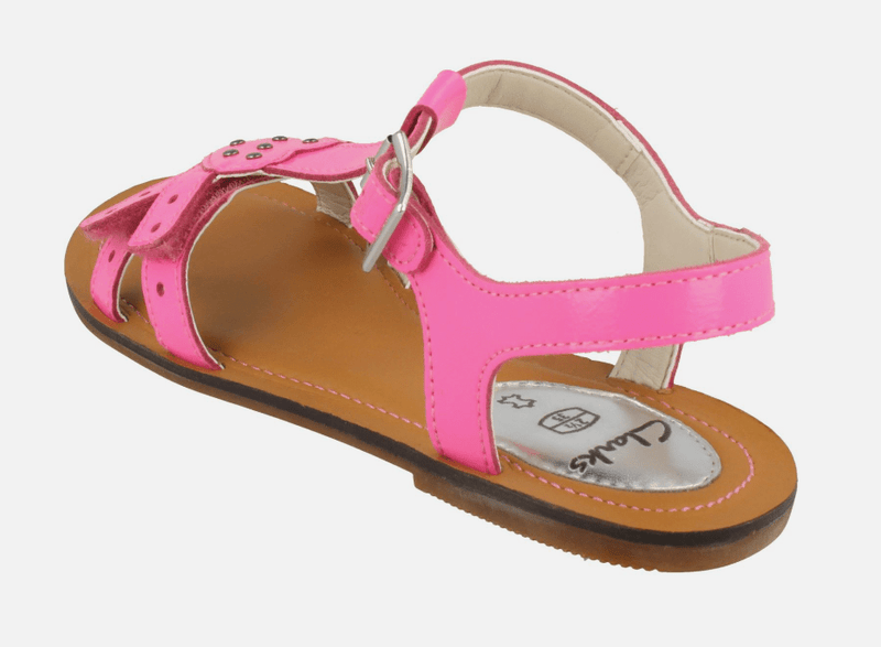 Load image into Gallery viewer, Clarks Loni Lola Girls Leather Sandal shoes
