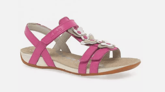 Clarks Rio Dance Junior Girls Leather Sandal shoes