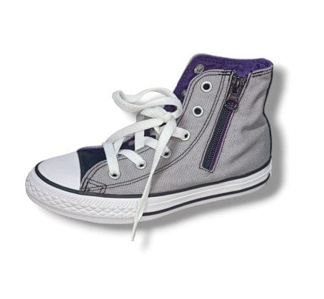 Load image into Gallery viewer, Converse Kids Cats Side Zip Shoes
